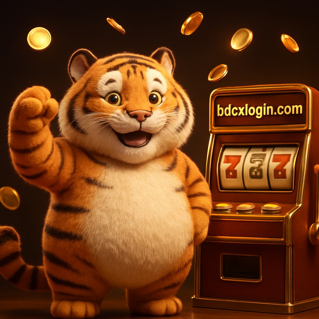 cx login প্ল্যাটফর্মে একটি বাঘশাবকের গেম জয় নিয়ে উল্লাস করছে